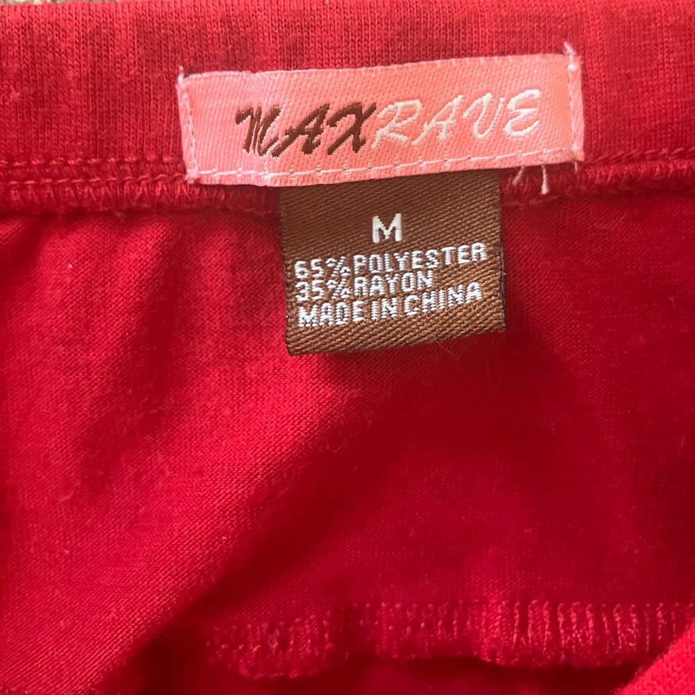 Max Rave Vibrant Red Dress - Picture 2 of 2